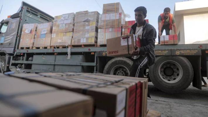 Испания доставила в Газу 26 тонн гумпомощи