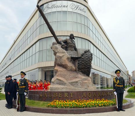 Baku commemorates national hero of Azerbaijan Albert Agarunov