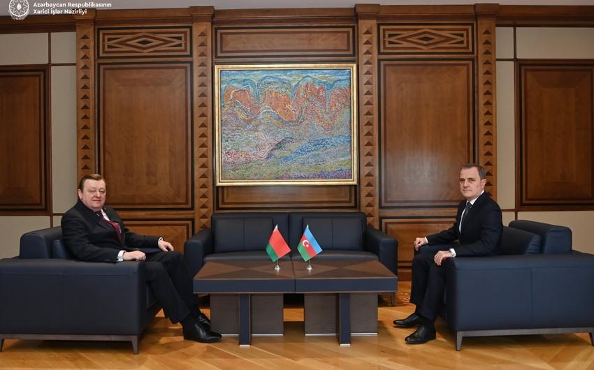 Главы МИД Азербайджана и Беларуси начали переговоры в Баку ФОТО