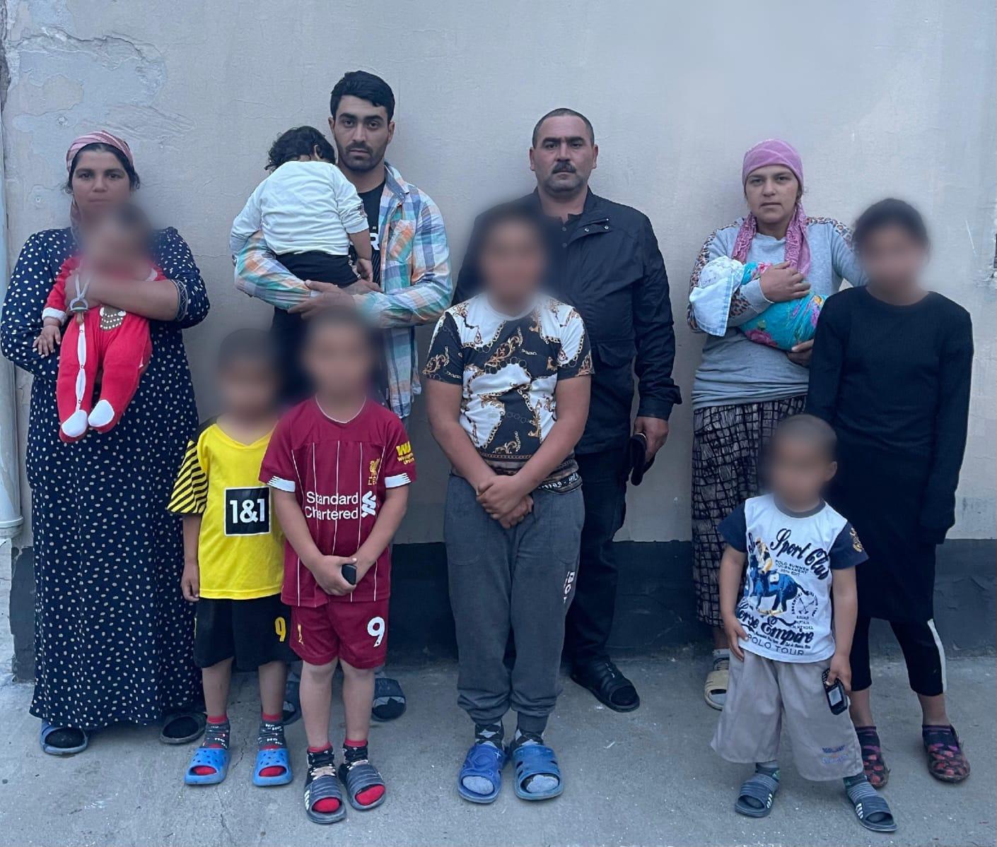 Госграницу Азербайджана пытались пересечь несовершеннолетние дети ФОТО