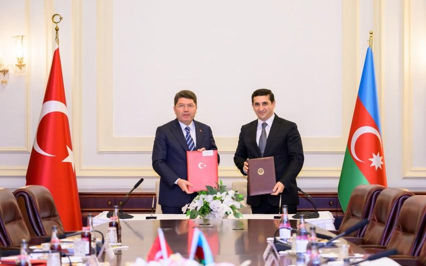 Министерства юстиции Азербайджана и Турции подписали документ о сотрудничестве 