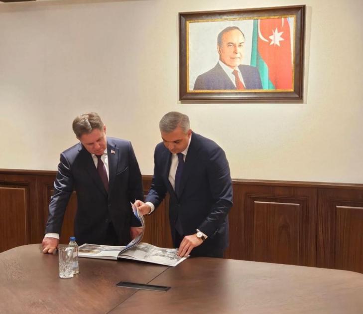 Самир Нуриев обсудил с Игорем Пертишенко возможности сотрудничества в Карабахе 