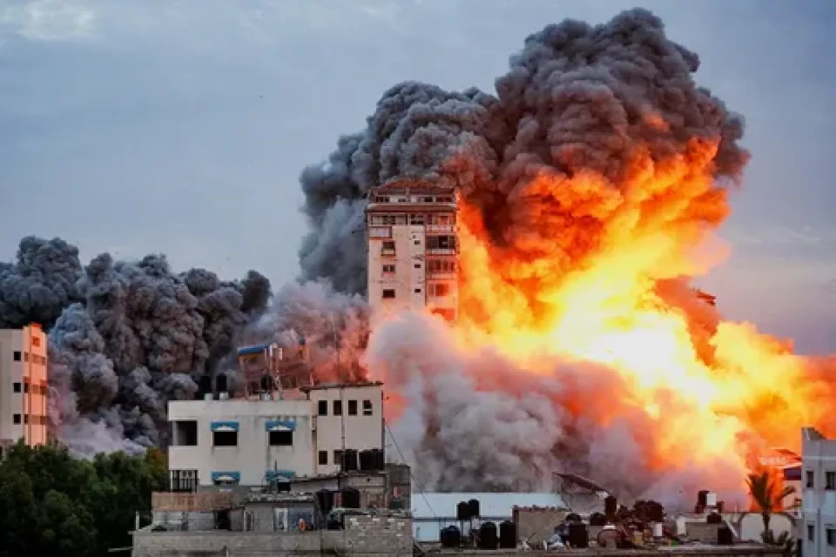Israel says strike kills five Hamas militants in northern Gaza
