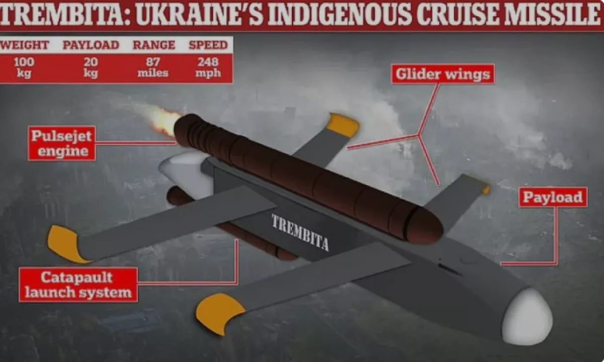 The Economist: Ukraine unveils low-cost Trembita missiles to defy Russian  defences - PHOTO