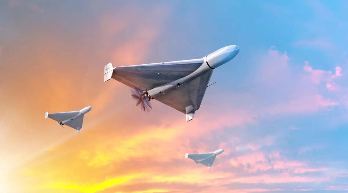Ukraine repels mass drone assault in overnight air defence battle PHOTO