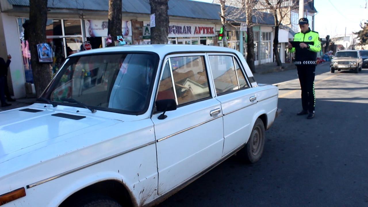 В Гахе проведен рейд против нарушающих правила водителей - ФОТО