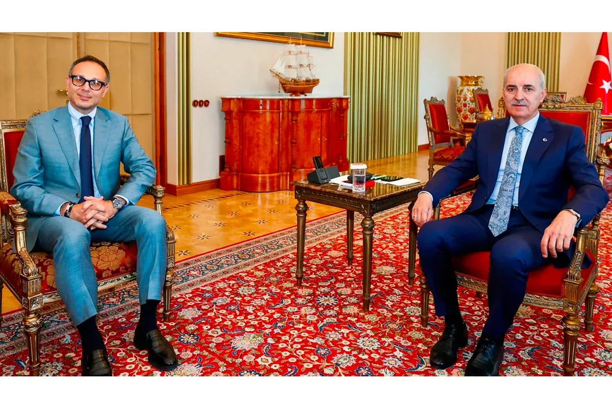 TURKPA chief meets Turkish parliamentary speaker in Ankara for inter-parliamentary talks